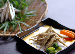 芦ノ湖名物 わかさぎの天ぷら