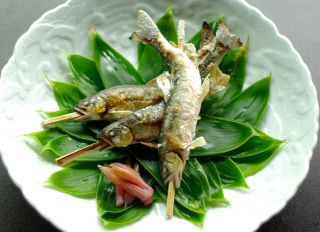 鮎の塩焼き